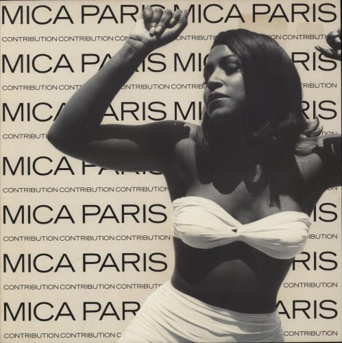 Mica Paris Contribution vinyl LP album (LP record) UK MICLPCO573230