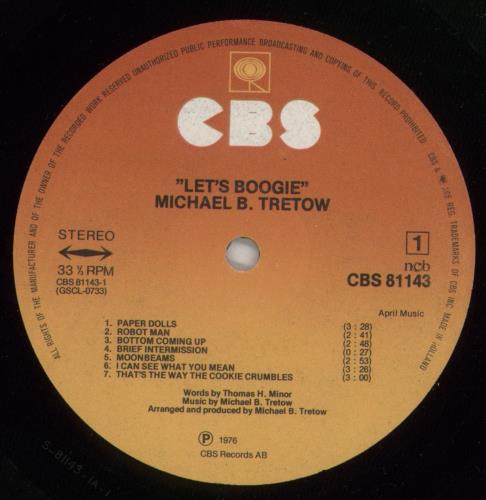 Michael B. Tretow Let's Boogie vinyl LP album (LP record) Dutch M1WLPLE480233