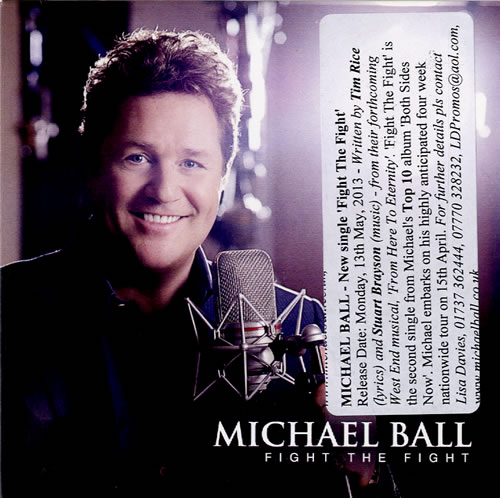 Michael Ball Fight The Fight CD single (CD5 / 5") UK MBAC5FI588117