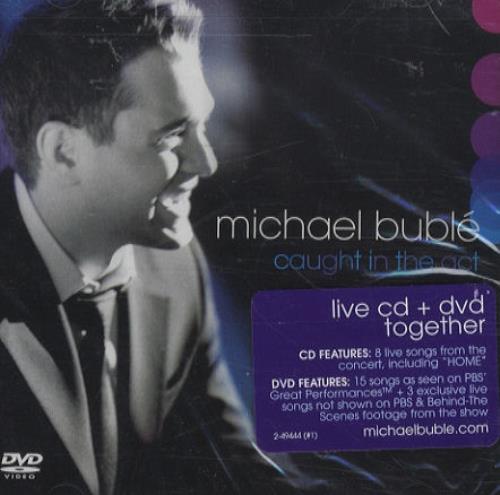 Michael Buble Caught In The Act 2-disc CD/DVD set US M6Y2DCA436601