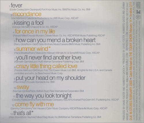 Michael Buble Michael Buble CD album (CDLP) US M6YCDMI299233