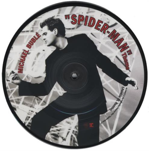 Michael Buble Spider-Man 7" vinyl picture disc (7 inch picture disc single) US M6Y7PSP366773