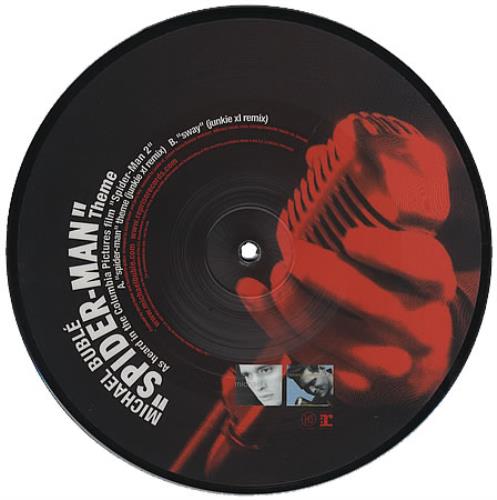 Michael Buble Spider-Man 7" vinyl picture disc (7 inch picture disc single) US M6Y7PSP366773