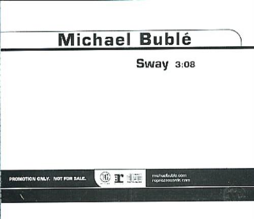 Michael Buble Sway CD single (CD5 / 5") US M6YC5SW306322