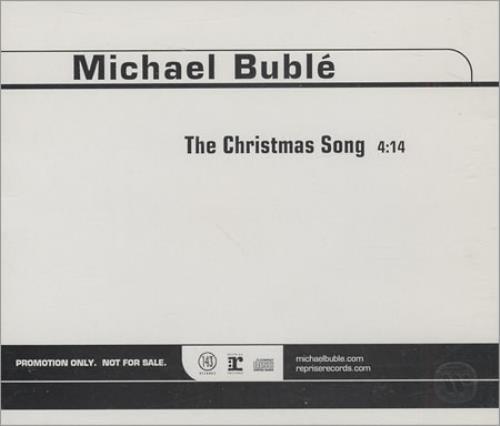 Michael Buble The Christmas Song CD single (CD5 / 5") US M6YC5TH274947