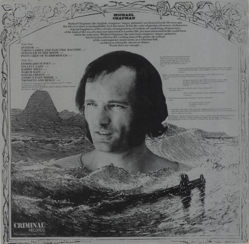 Michael Chapman Fully Qualified Survivor vinyl LP album (LP record) UK MCNLPFU655047