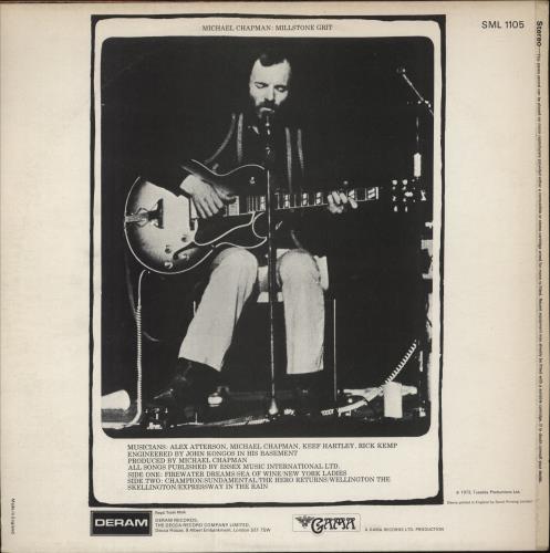 Michael Chapman Millstone Grit vinyl LP album (LP record) UK MCNLPMI64689