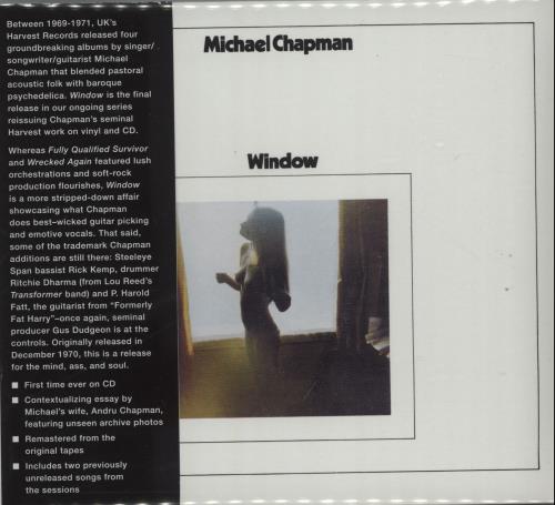 Michael Chapman Window CD album (CDLP) UK MCNCDWI669774