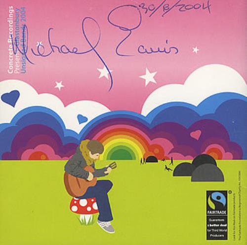 Michael Eavis Glastonbury Unsigned Bands 2004 - Autographed CD album (CDLP) UK EV2CDGL380102