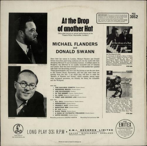 Michael Flanders & Donald Swann At The Drop Of Another Hat - 2nd vinyl LP album (LP record) UK F+SLPAT764300
