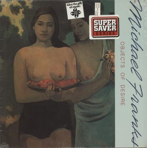 Michael Franks Objects Of Desire - shrink vinyl LP album (LP record) US M6DLPOB865904