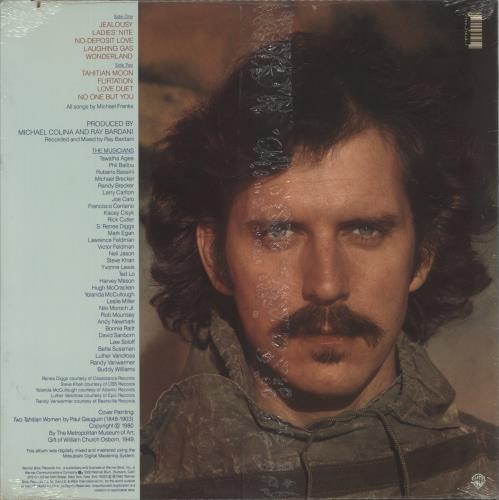 Michael Franks Objects Of Desire - shrink vinyl LP album (LP record) US M6DLPOB865904