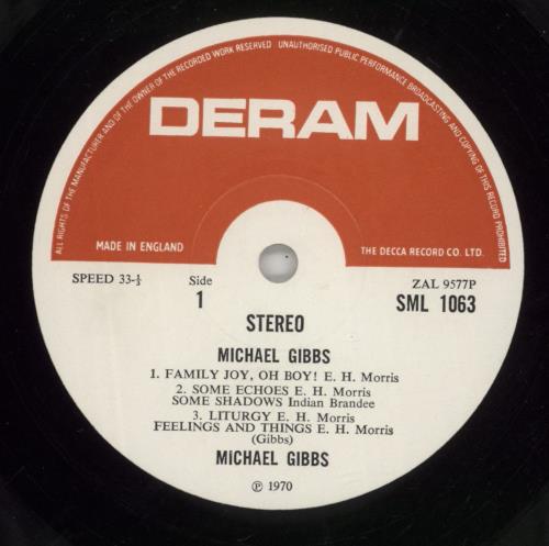 Michael Gibbs Michael Gibbs vinyl LP album (LP record) UK MQZLPMI867213