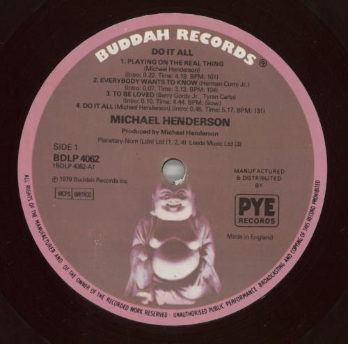 Michael Henderson Do It All vinyl LP album (LP record) UK HE5LPDO869035