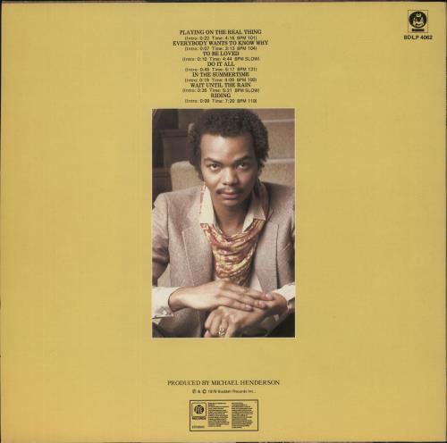 Michael Henderson Do It All vinyl LP album (LP record) UK HE5LPDO869035