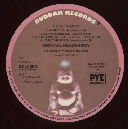 Michael Henderson Goin' Places vinyl LP album (LP record) UK HE5LPGO524723