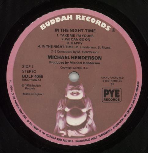 Michael Henderson In The Night-Time vinyl LP album (LP record) UK HE5LPIN869067