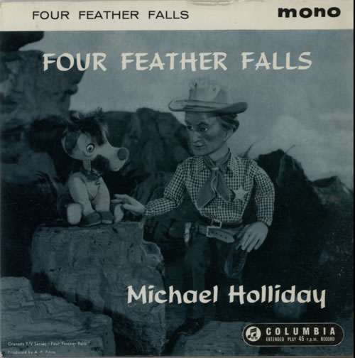Michael Holliday Four Feather Falls EP 7" vinyl single (7 inch record / 45) UK HO-07FO595805