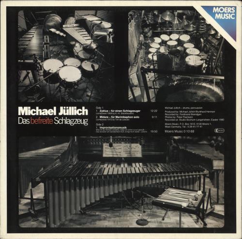 Michael J�llich Das Befreite Schlagzeug vinyl LP album (LP record) German Q6MLPDA708572