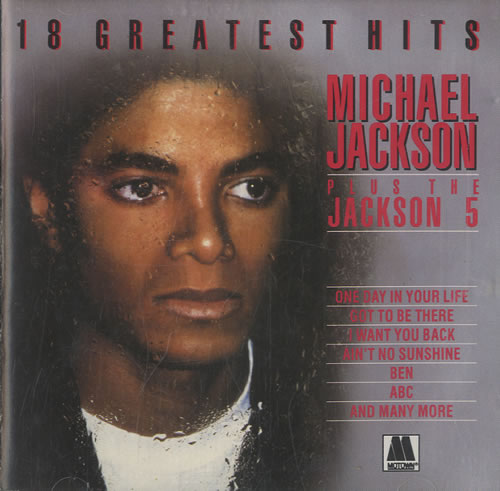 Michael Jackson 18 Greatest Hits CD album (CDLP) German M-JCDGR582375