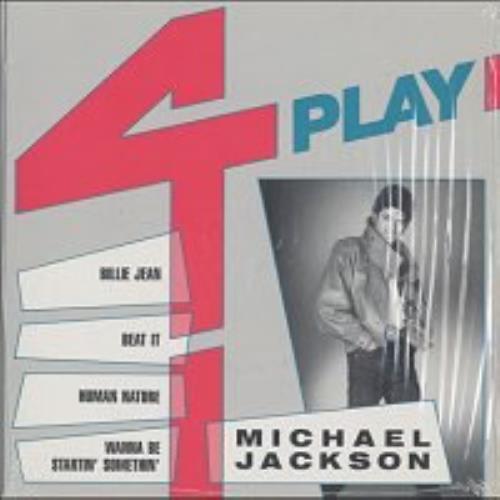 Michael Jackson 4 Play EP 7" vinyl single (7 inch record / 45) Canadian M-J07PL154435