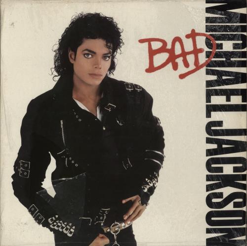 Michael Jackson Bad - Shrink vinyl LP album (LP record) UK M-JLPBA885928
