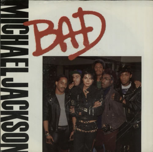 Michael Jackson Bad 7" vinyl single (7 inch record / 45) US M-J07BA613166