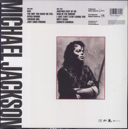 Michael Jackson Bad picture disc LP (vinyl picture disc album) UK M-JPDBA850770