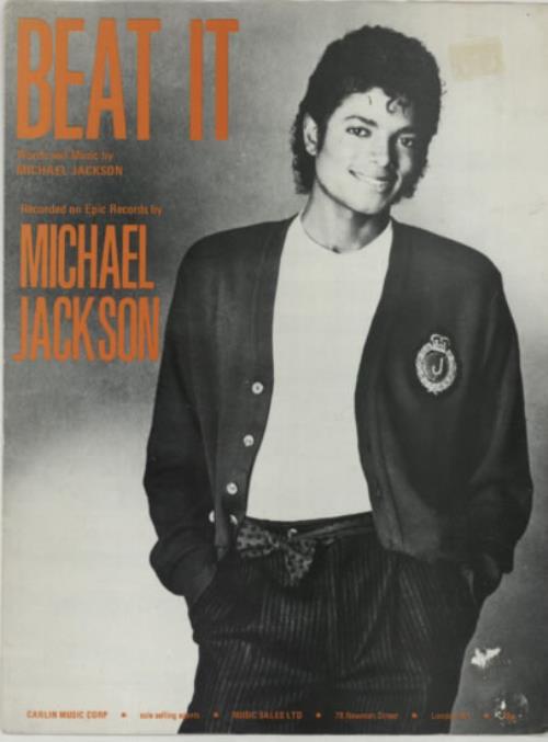 Michael Jackson Beat It sheet music US M-JSMBE621171