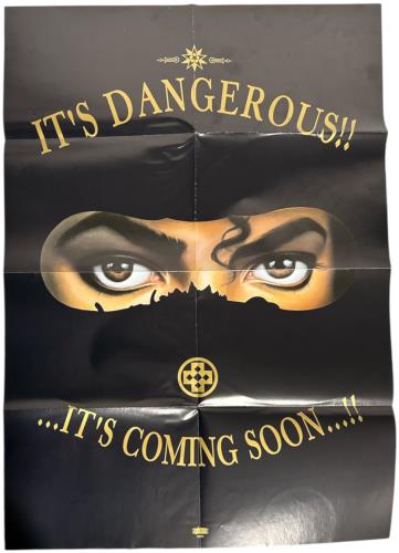 Michael Jackson Dangerous poster UK M-JPODA863043