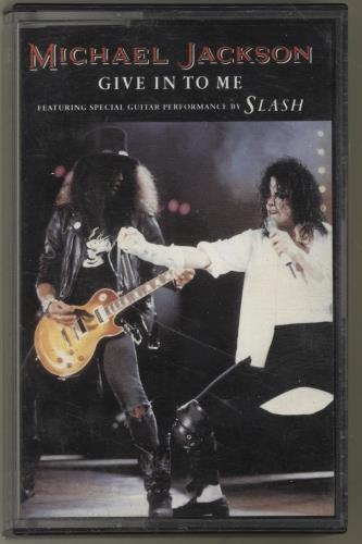 Michael Jackson Give In To Me cassette single UK M-JCSGI701112