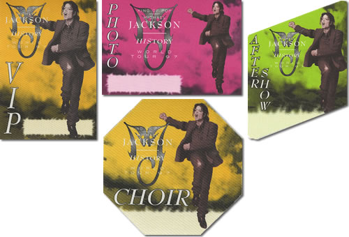Michael Jackson History World Tour 1997 tour pass US M-JTPHI410849