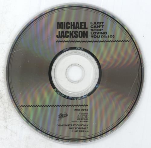 Michael Jackson I Just Can't Stop Loving You CD single (CD5 / 5") US M-JC5IJ04422