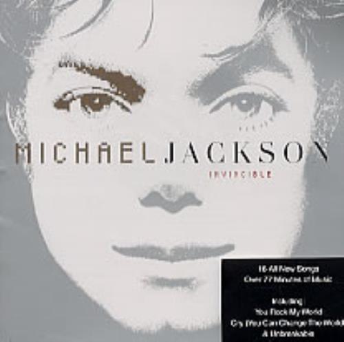 Michael Jackson Invincible CD album (CDLP) Singapore M-JCDIN211282