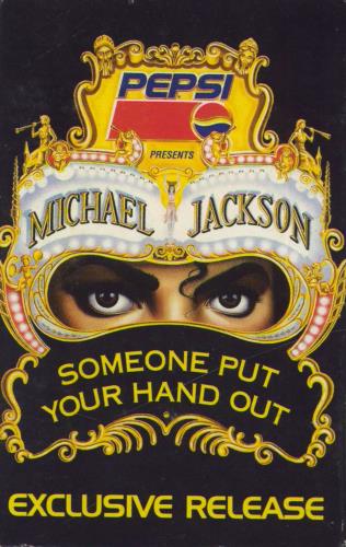 Michael Jackson Someone Put Your Hand Out cassette single UK M-JCMSO775550