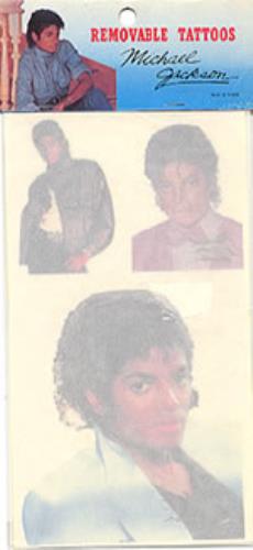 Michael Jackson Tattoos memorabilia US M-JMMTA162860