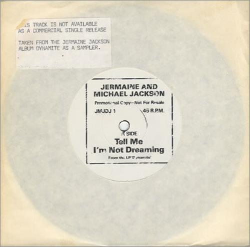 Michael Jackson Tell Me I'm Not Dreaming - Stickered Sleeve 7" vinyl single (7 inch record / 45) UK M-J07TE43363