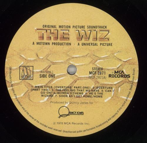 Michael Jackson The Wiz + Booklet - EX 2-LP vinyl record set (Double LP Album) UK M-J2LTH874662