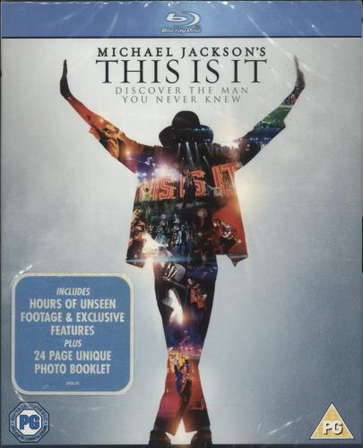 Michael Jackson This Is It - Sealed Blu Ray DVD UK M-JBRTH876775