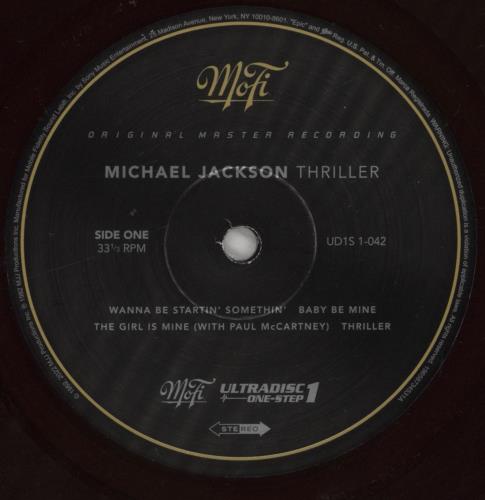 Michael Jackson Thriller - UltraDisc One-Step 180 Gram vinyl LP album (LP record) US M-JLPTH858262