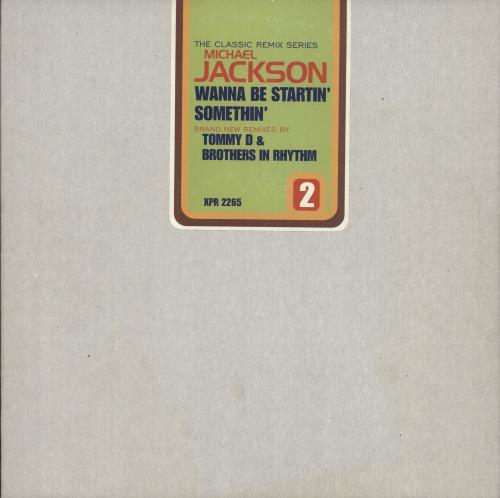 Michael Jackson Wanna Be Startin' Somethin' 12" vinyl single (12 inch record / Maxi-single) UK M-J12WA55131