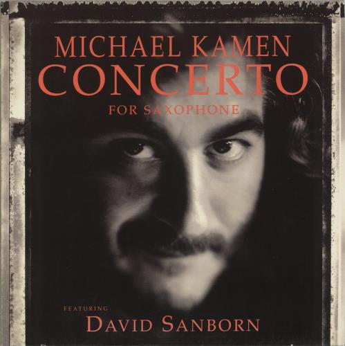 Michael Kamen Concerto For Saxophone vinyl LP album (LP record) German 5ITLPCO867989