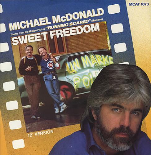 Michael McDonald Sweet Freedom 12" vinyl single (12 inch record / Maxi-single) UK MIM12SW128924
