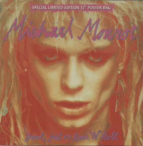 Michael Monroe Dead, Jail Or Rock N' Roll + Poster Sleeve 12" vinyl single (12 inch record / Maxi-single) UK MON12DE86504