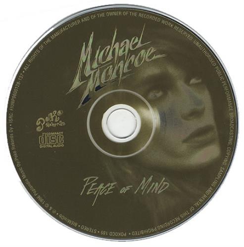 Michael Monroe Peace Of Mind CD album (CDLP) Swedish MONCDPE67570
