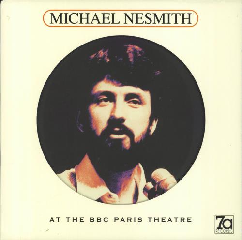 Michael Nesmith At The BBC Paris Theatre picture disc LP (vinyl picture disc album) UK NSMPDAT831268