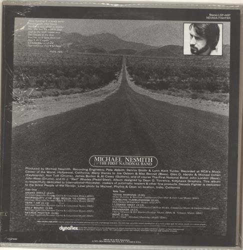 Michael Nesmith Nevada Fighter vinyl LP album (LP record) US NSMLPNE444508