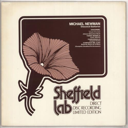 Michael Newman Classical Guitarist vinyl LP album (LP record) US MN6LPCL730602