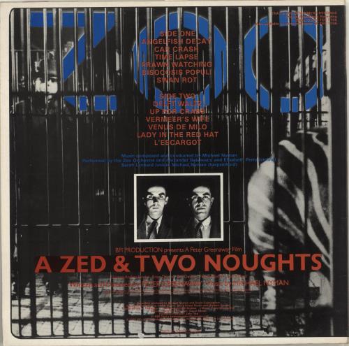 Michael Nyman A Zed & Two Noughts vinyl LP album (LP record) UK NYNLPAZ713763