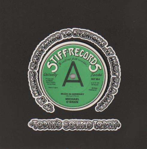 Michael O'Brien Made In Germany 7" vinyl single (7 inch record / 45) UK N8J07MA646457